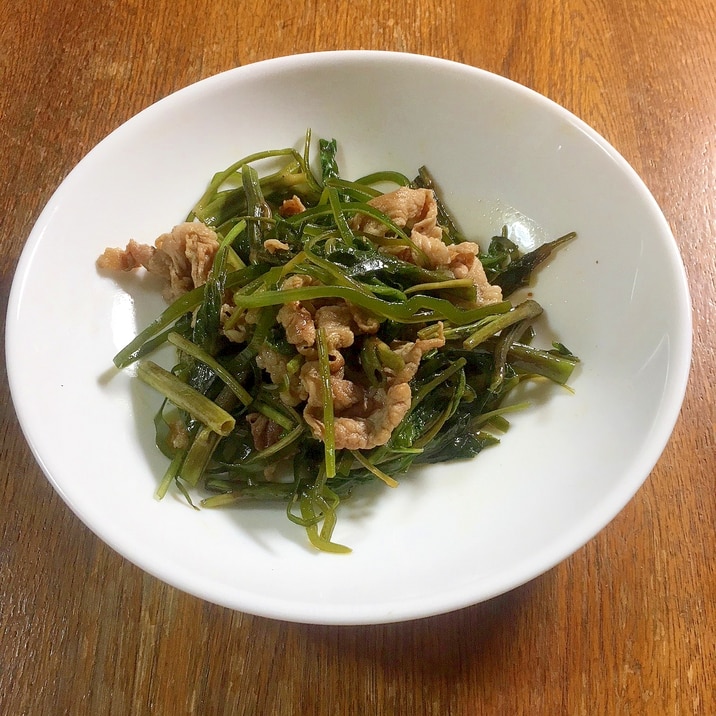 簡単和食 空芯菜の炒め物